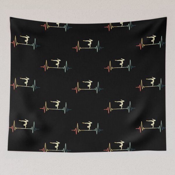 Item preview, Gymnastics Heartbeat Vintage designed and sold by NgocLanDesign.