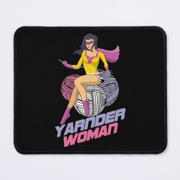 Item preview, awesome super yarnder woman quilter crocheter knitter designed and sold by hellopammy.
