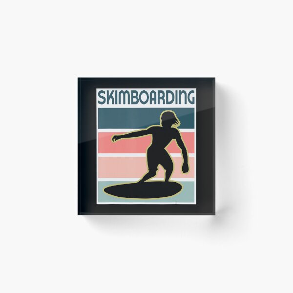 Item preview, Skimboarding Surfer Retro Skimboard designed and sold by RichardMohr.