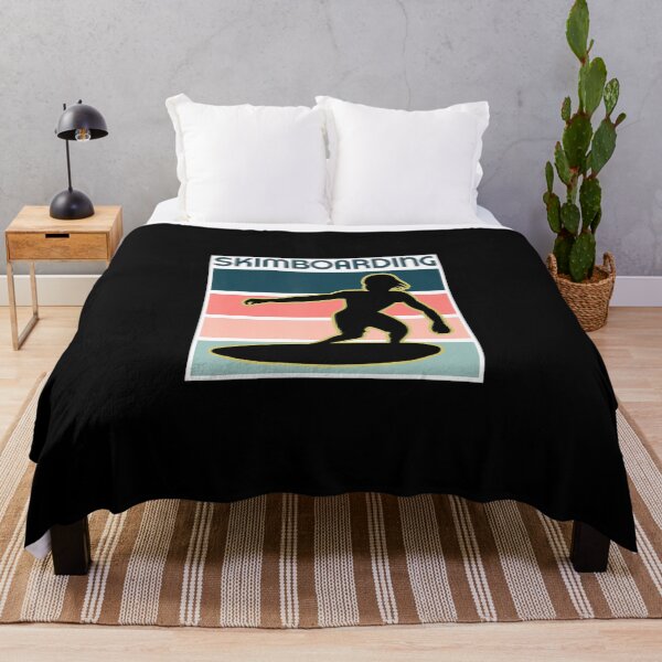 Item preview, Skimboarding Surfer Retro Skimboard designed and sold by RichardMohr.