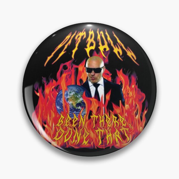 Item preview, heavy metal pitbull with flames designed and sold by PigSucculent.
