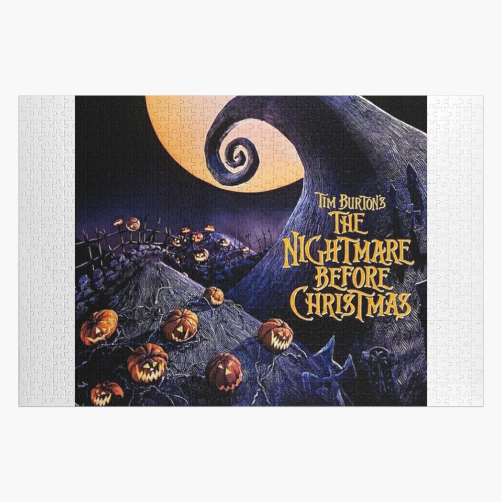 The Nightmare Before Christmas Jigsaw Puzzle for Sale by marymaldonaS