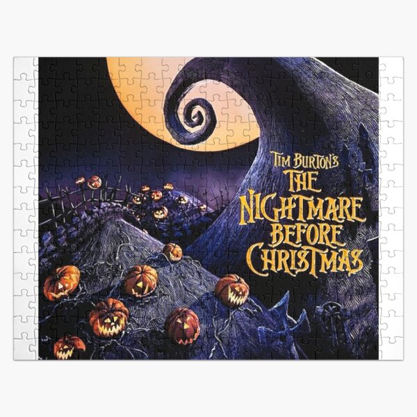 The Nightmare Before Christmas Jigsaw Puzzle for Sale by marymaldonaS