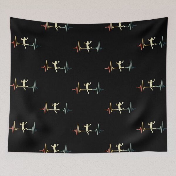 Item preview, Handball Heartbeat Vintage designed and sold by NgocLanDesign.