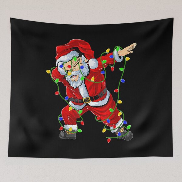Item preview,  Funny Xmas Lighting Dabbing Santa Christmas designed and sold by eaedith33.