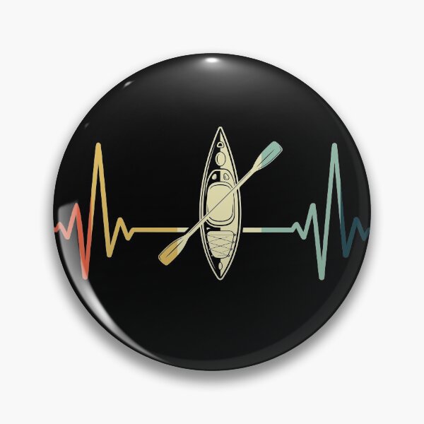 Item preview, Kayaking Heartbeat Vintage designed and sold by NgocLanDesign.