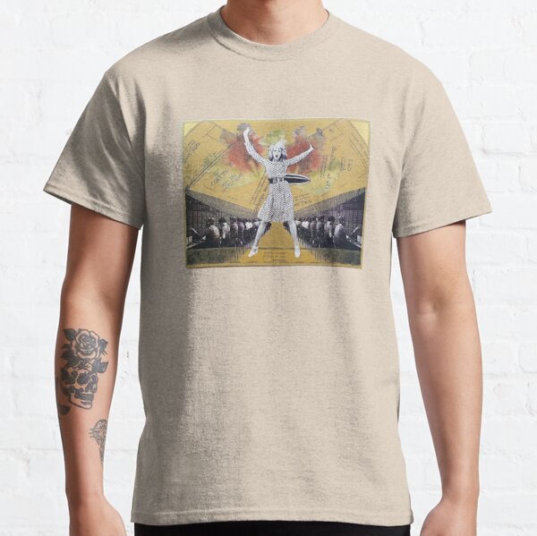 Outside The Lines Mixed Media Collage Classic T-Shirt