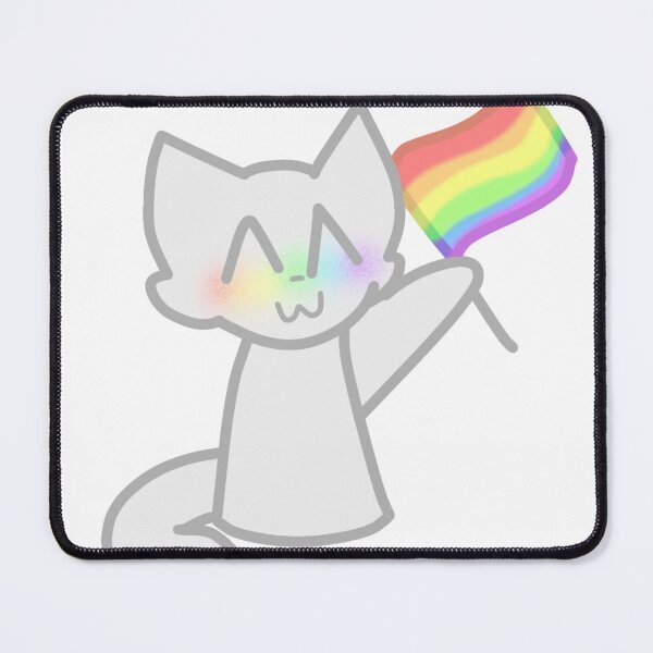 Item preview, Rainbow cat pride designed and sold by Cipherheart.