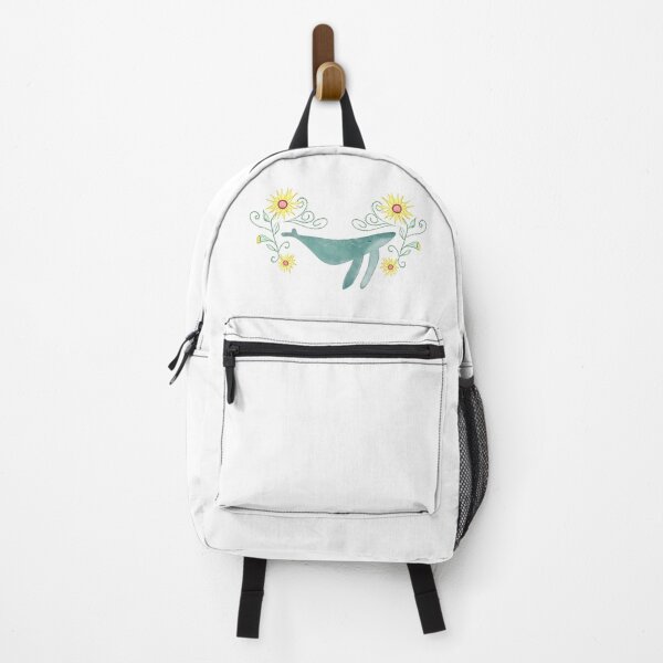 Item preview, Whale with flowers designed and sold by designsbymurray.
