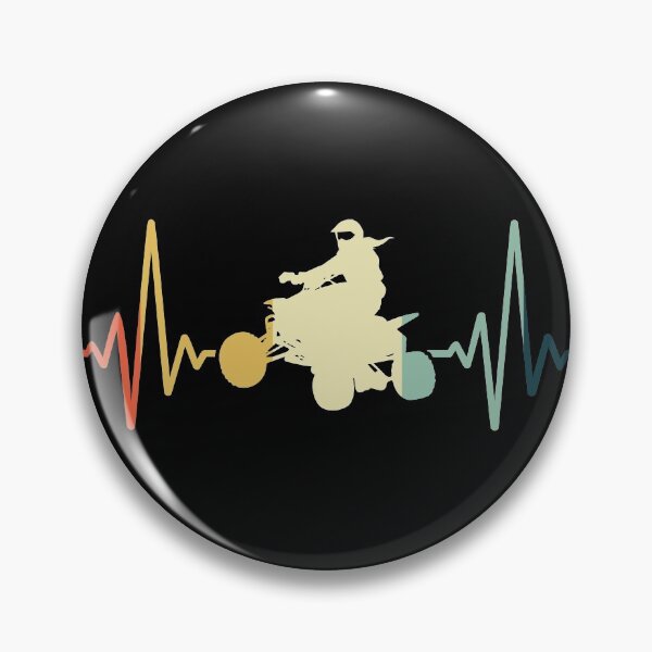 Item preview, Quad Bike Heartbeat Vintage designed and sold by NgocLanDesign.
