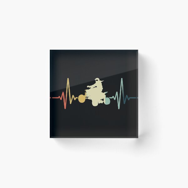 Item preview, Quad Bike Heartbeat Vintage designed and sold by NgocLanDesign.