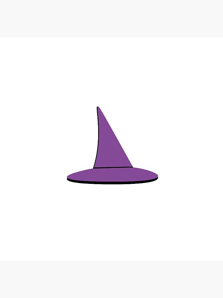 Thumbnail 3 of 3, Pin, Halloween Hat Purple designed and sold by itsthelebel.