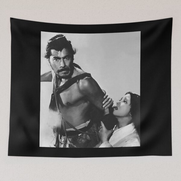 Item preview, Toshihiro Mifune Akira Kurosawa poster designed and sold by KatheSera2025.