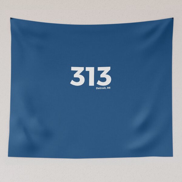 Item preview, Detroit, Michigan Area Code 313 designed and sold by AlwaysAwesome.