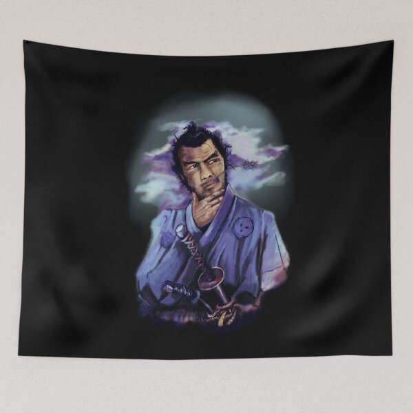 Item preview, Purple Yojimbo Jidaigeki film by Akiea Japanese designed and sold by KatheSera2025.