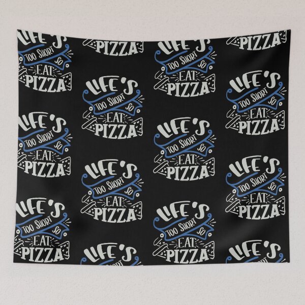 Item preview, Life's Too Short So Eat Pizza designed and sold by FOX1999-Design.