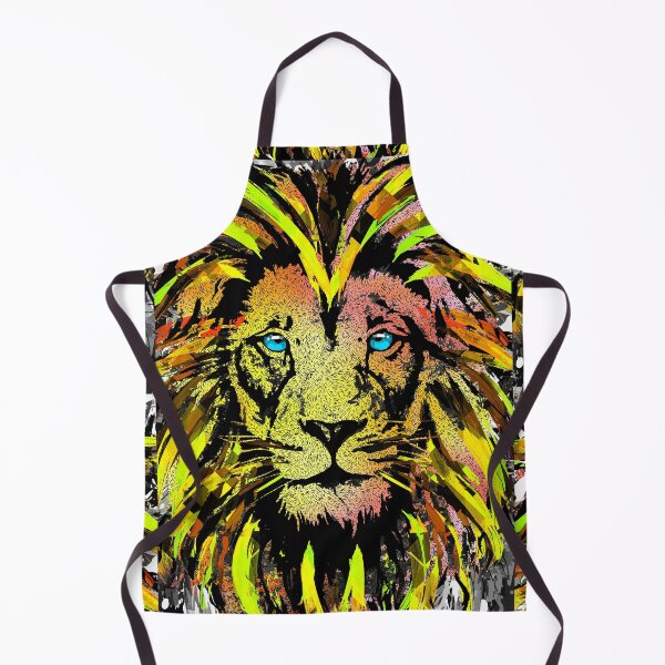 Item preview, Beautiful Lion Head Yellow designed and sold by BigWildKiwi.