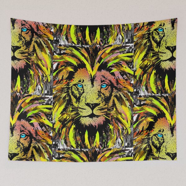Item preview, Beautiful Lion Head Yellow designed and sold by BigWildKiwi.