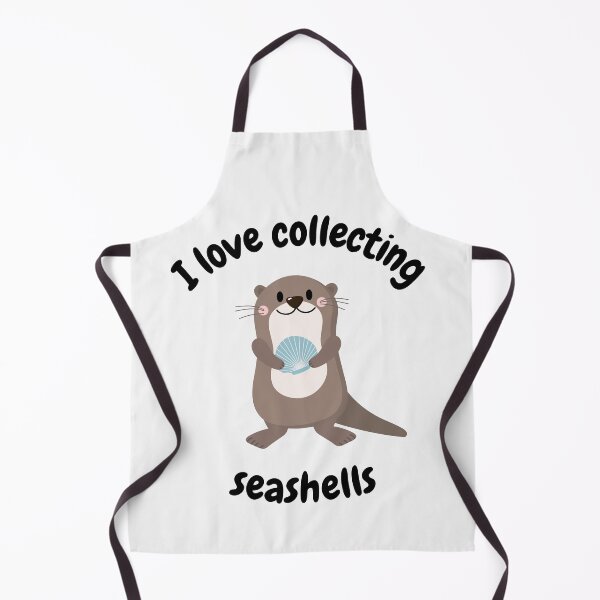Item preview, I love collecting seashells Otter designed and sold by rosendosen.