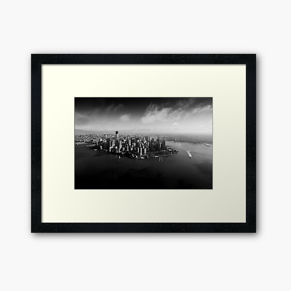 New York From the Sky Framed Art Print