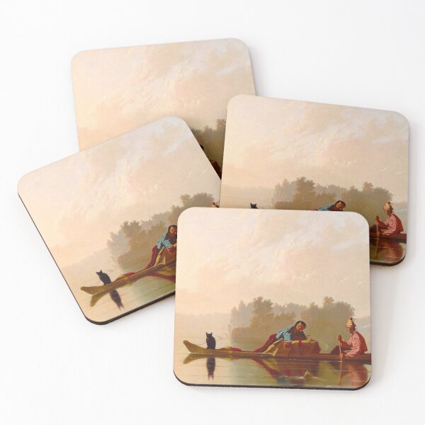 Item preview, Fur Traders Descending The Missouri by George Caleb Bingham designed and sold by mareabello.