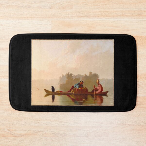 Item preview, Fur Traders Descending The Missouri by George Caleb Bingham designed and sold by mareabello.