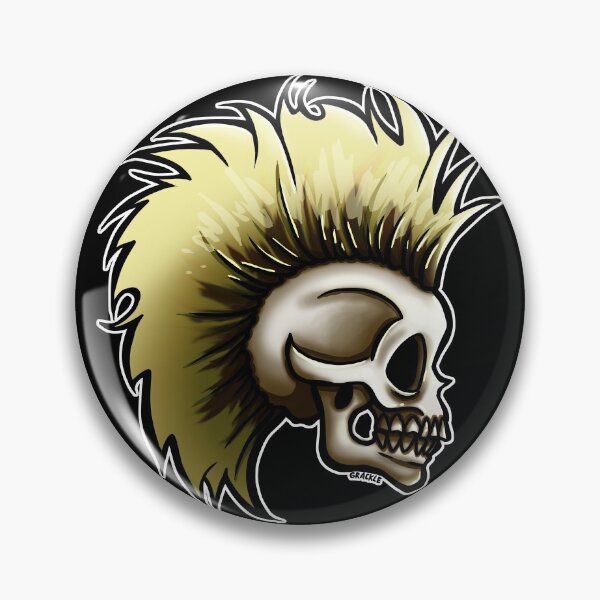 Item preview, Punk Skull (Bleach Blonde Version)  designed and sold by JanGrackle.