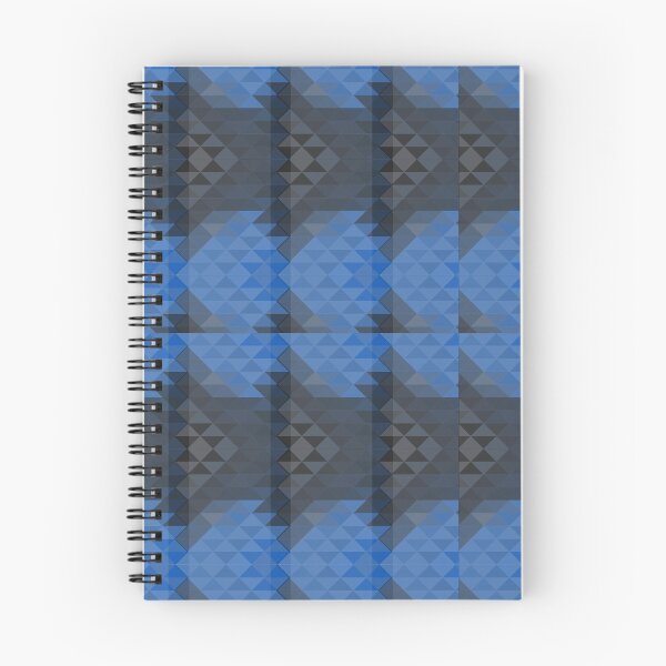 Item preview, Black and Blue Gradient Geometric Seamless Pattern designed and sold by Digitalme Designs.