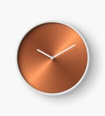 Gebürstetes Kupfer Uhr
