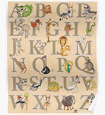 Animal ABCs Poster