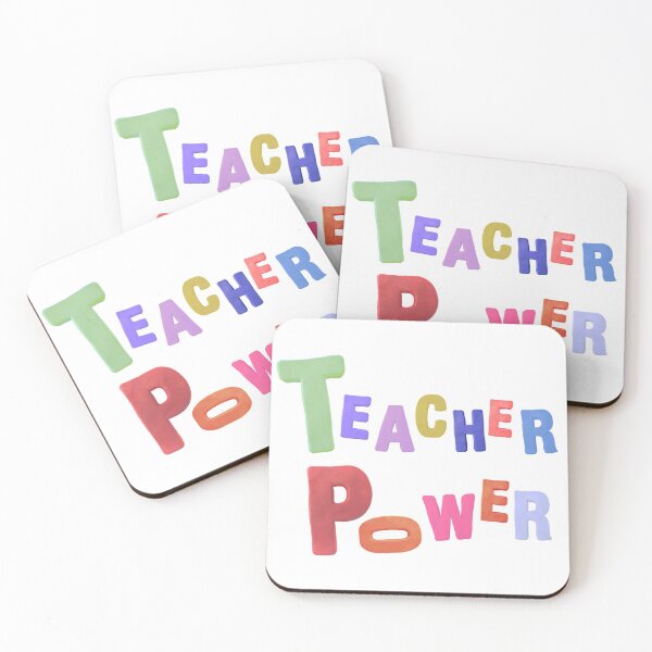 Item preview, Teacher Power designed and sold by AshTreeCrtvCo.
