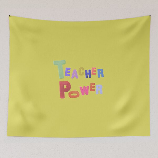 Item preview, Teacher Power designed and sold by AshTreeCrtvCo.