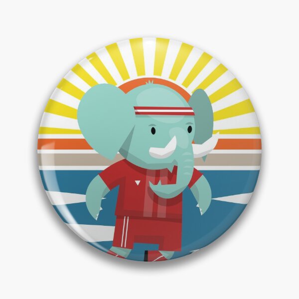 Artikelvorschau, Futbol ist das Leben Elefant Fußballstar entworfen und verkauft von TheWildFlix.