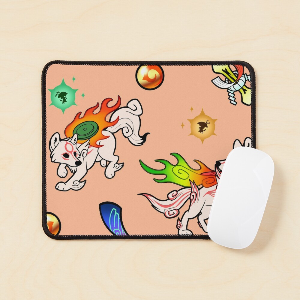 Okamiden Mousepad Chibiterasu Mousepad Amaterasu Okami 