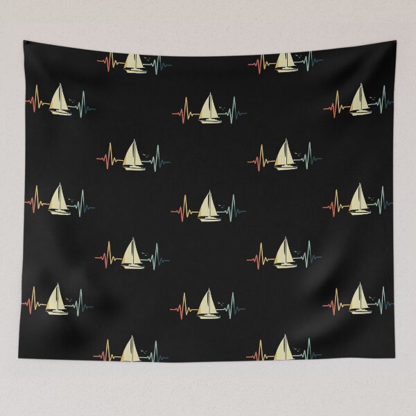Item preview, Sailing Heartbeat Vintage designed and sold by NgocLanDesign.