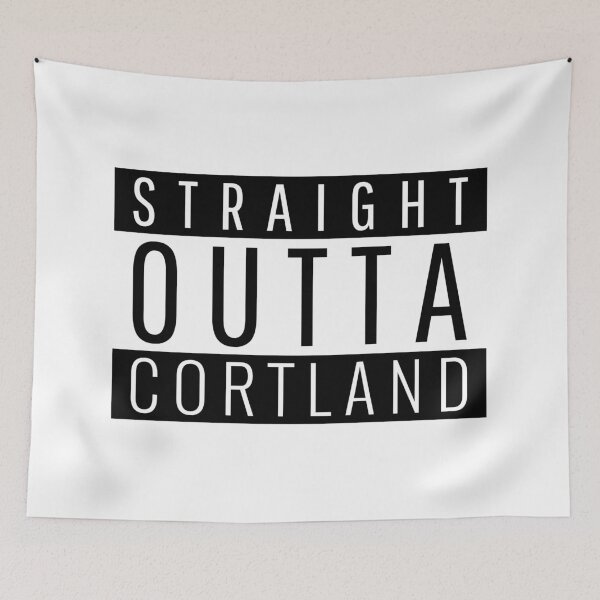 Item preview, Straight Outta Cortland new york  designed and sold by Teelogic.