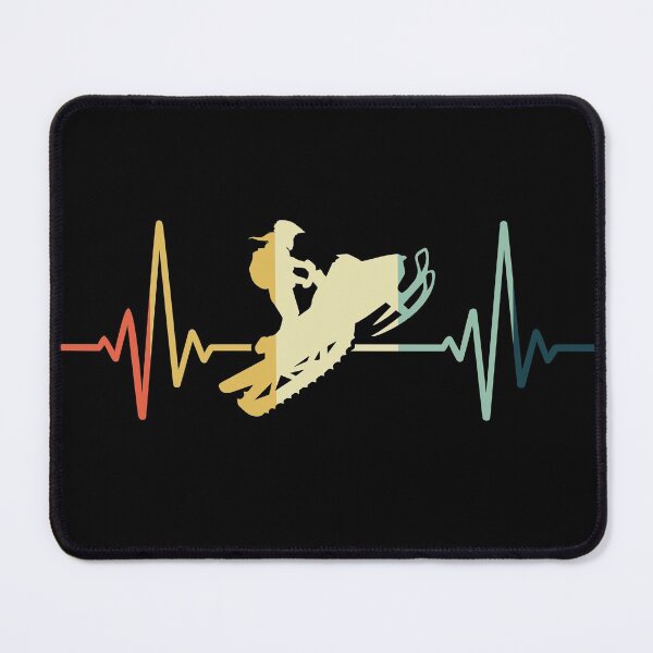 Item preview, Snowmobile Heartbeat Vintage designed and sold by NgocLanDesign.