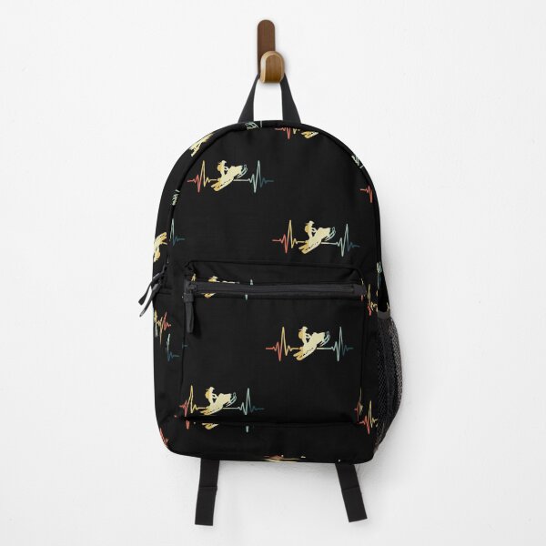 Item preview, Snowmobile Heartbeat Vintage designed and sold by NgocLanDesign.