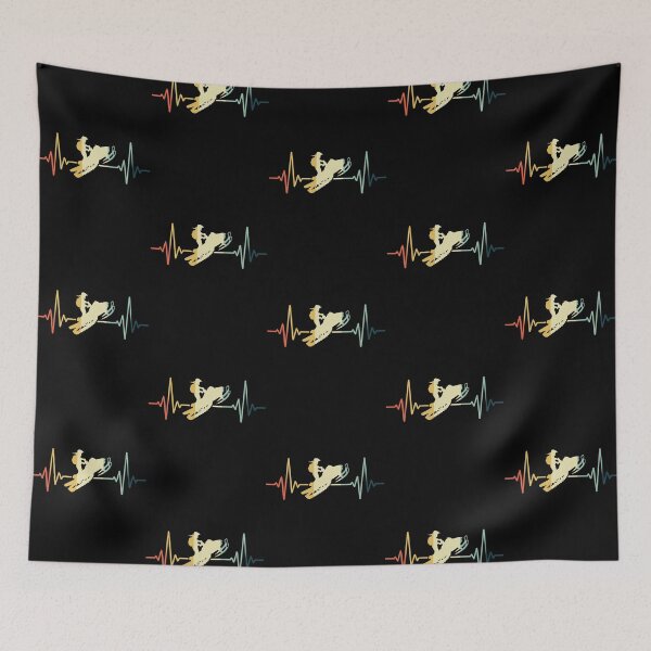 Item preview, Snowmobile Heartbeat Vintage designed and sold by NgocLanDesign.