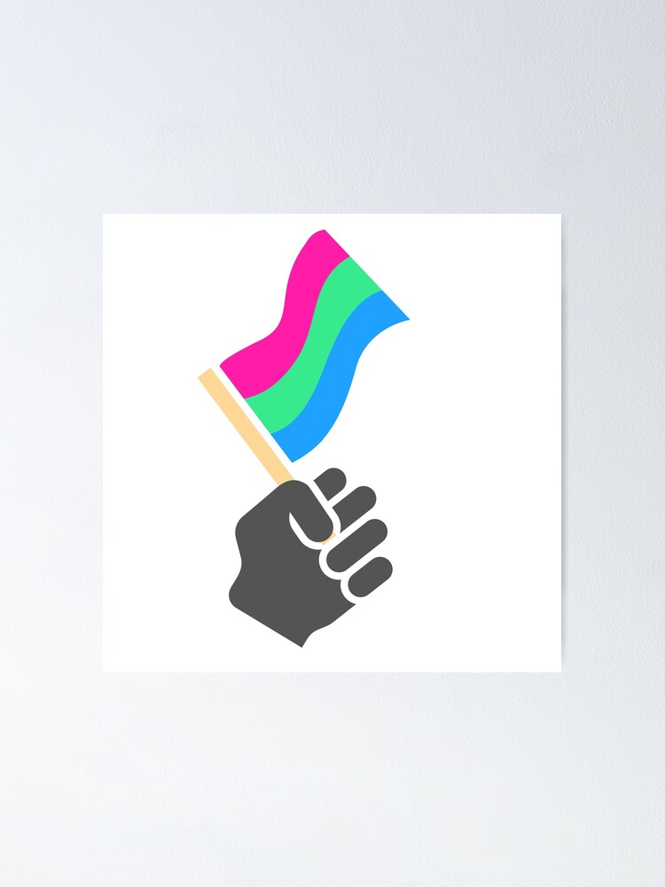 Polysexual Pride Flag Lgbt Symbol Polysexuality Lgbtq Poster For Sale