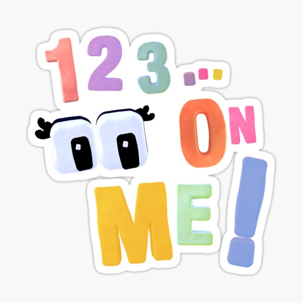 "123... Eyes on Me with lashes" Sticker for Sale by AshTreeCrtvCo - How Long Is 123 All Eyes On Me