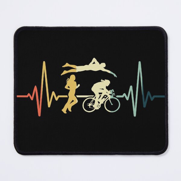 Item preview, Triathlon Heartbeat Vintage designed and sold by NgocLanDesign.