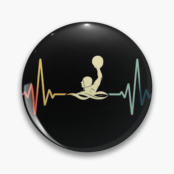 Item preview, Water polo Heartbeat Vintage designed and sold by NgocLanDesign.