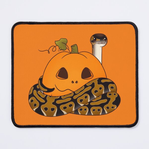 Item preview, Normal Ball Python Halloween Theme! Ball Python and Pumpkin II designed and sold by anacecilia.