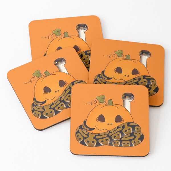 Item preview, Normal Ball Python Halloween Theme! Ball Python and Pumpkin II designed and sold by anacecilia.