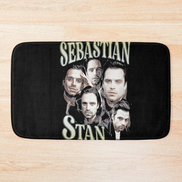 Artikelvorschau, Sebastian Stan Decken sebastian stan 2021 Sticker sebastian stan Retro Vater Decke entworfen und verkauft von DonteScareIrvie.