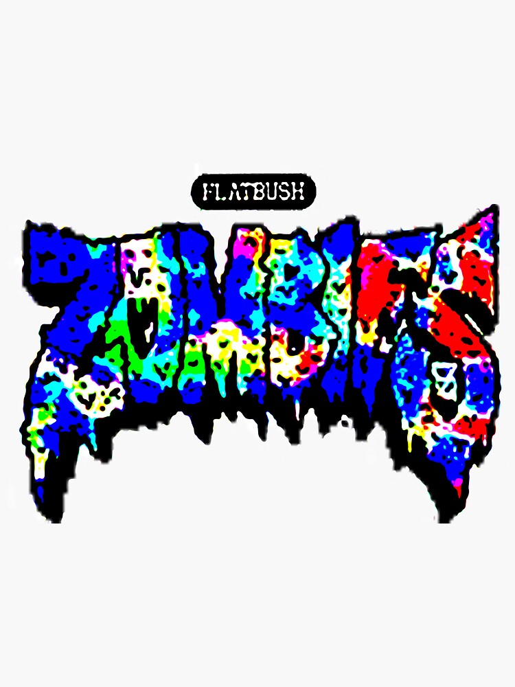 "zombie flatbush merch" Sticker for Sale by Redbubble