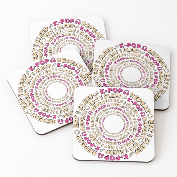 Item preview, Eat sleep K-pop repeat designed and sold by HONGSOOLSHOP.