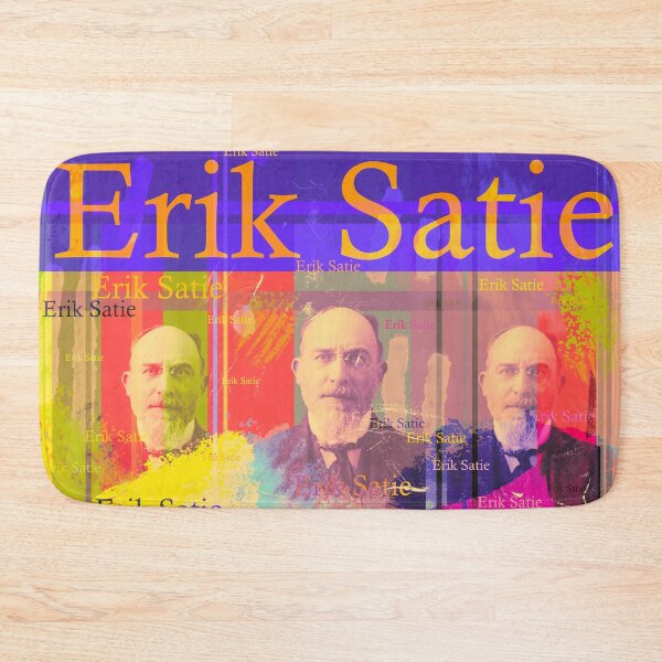Item preview, Musician Erik Satie, aesthetic portrait designed and sold by Mauswohn.