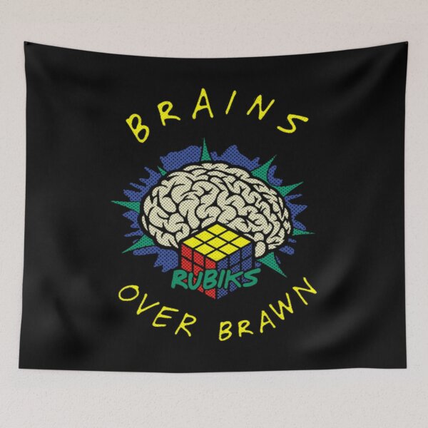 Item preview, Cerebros Rubiks sobre Brawn designed and sold by kenshirt79.